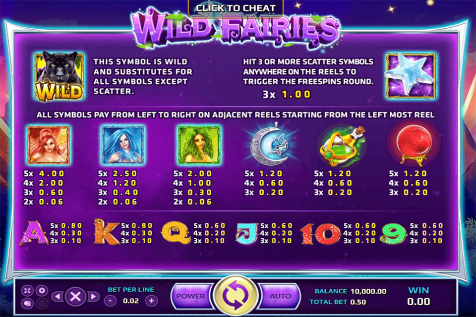 WILD FAIRIES PAY