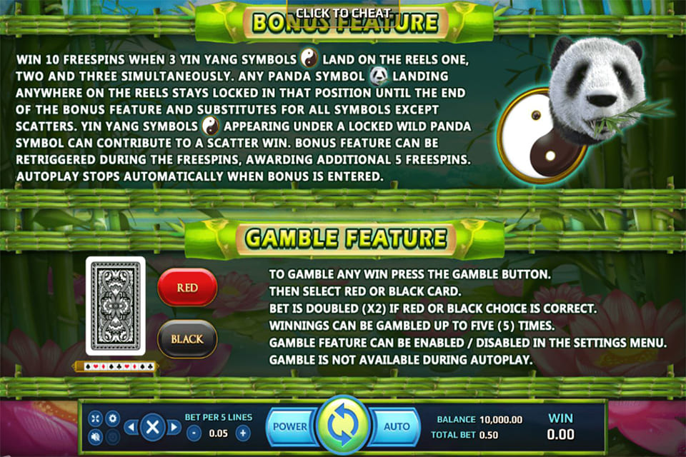 Wild Giant Panda Bonus