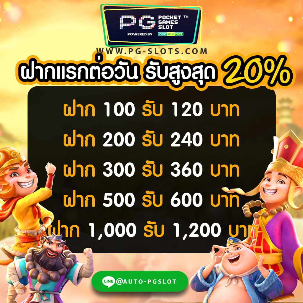 PG SLOT 2020-2021 สล็อตแสนสนุก เล่นง่าย ภาพ 3มิติ โบนัสได้เยอะ นักปั่นมือใหม่ไม่ควรพลาด
