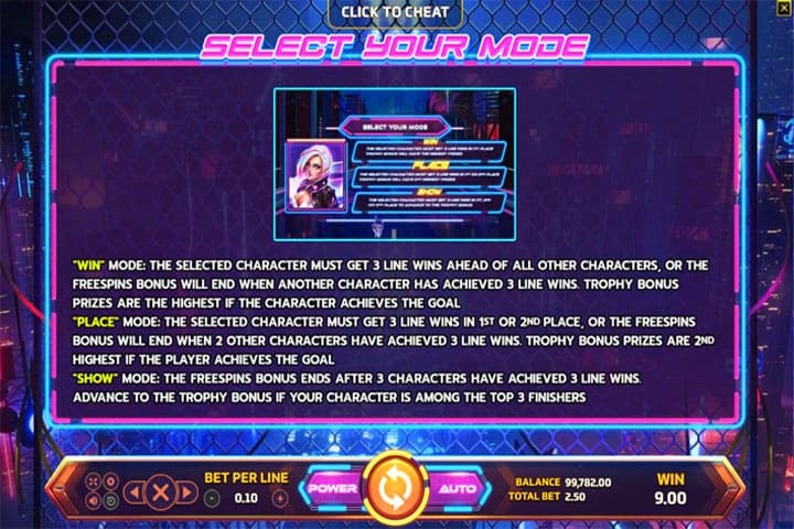 รีวิวเกมสล็อต Cyber Race Slot Game Mobile